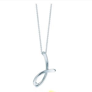 Tiffany + Co Elsa Perreti J Pendant Necklace